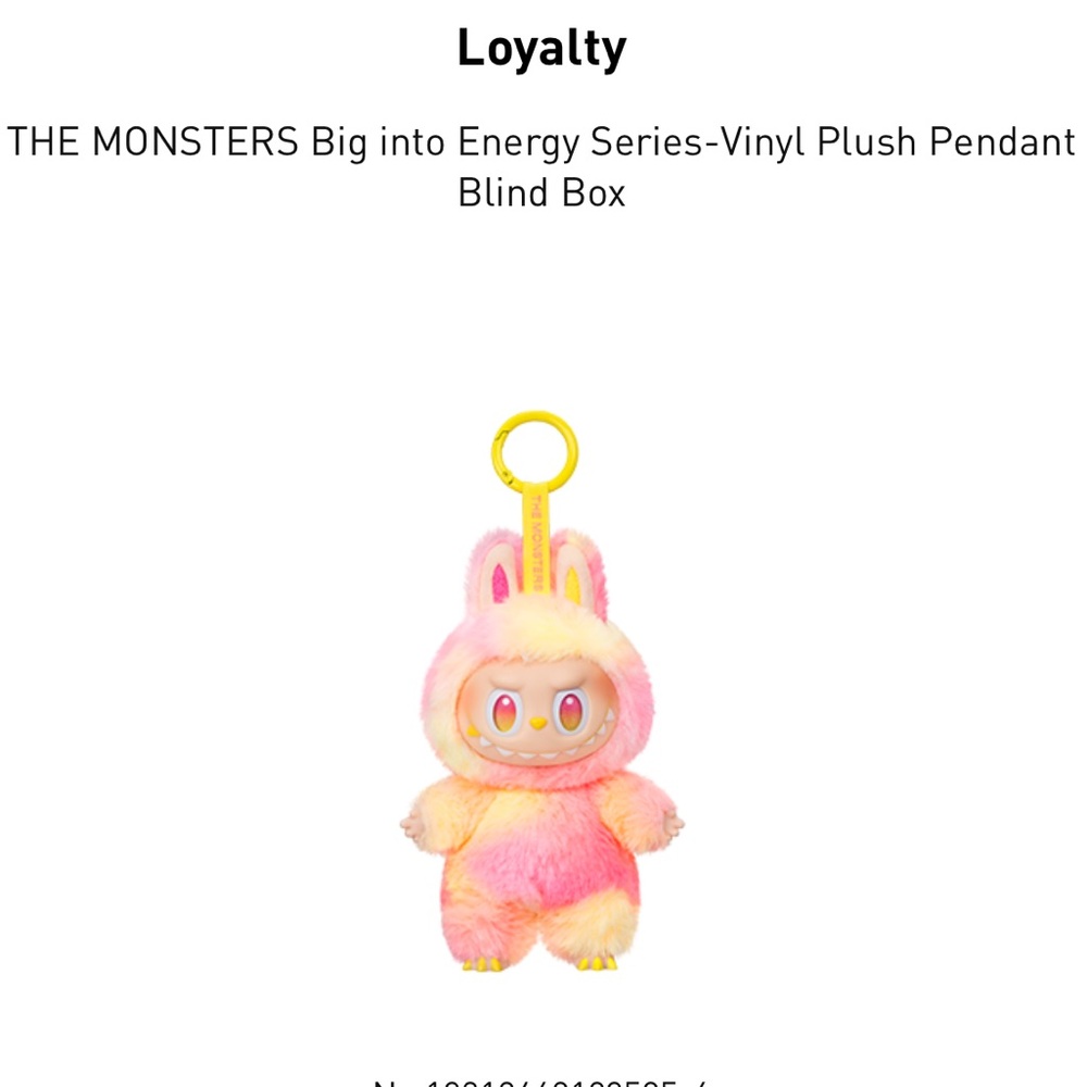NIB Pop Mart LABUBU Loyalty - Big into Energy